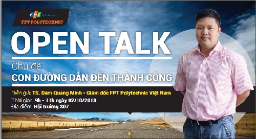 Open talk "Con đường dẫn đến thành công", Cao đẳng thực hành FPT Mạng cá cược bóng đá
.