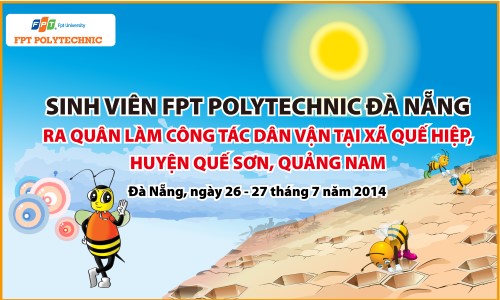 Sinh viên Cao đẳng thực hành FPT Mạng cá cược bóng đá
 Đà Nẵng sẽ đồng hành cùng người dân huyện Quế Sơn, Quảng Nam trong chương trình dân vận 2014